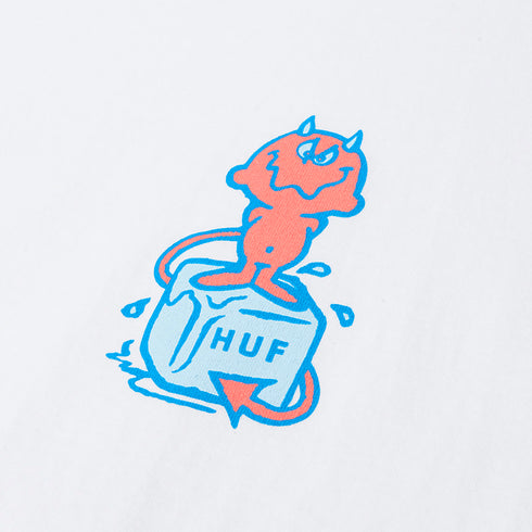 Huf Melt T-Shirt - White - Streetart.fr